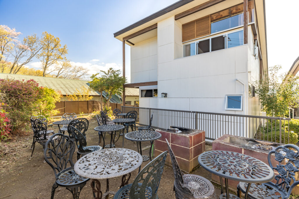 伊豆002　大型コテージにはバーベキュー場完備