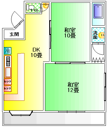 伊豆015 12名用 間取り図