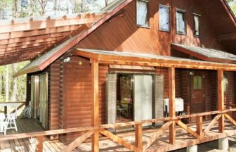 軽井沢062　ログ　外観1100